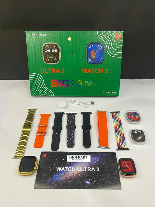 2 Relojes Inteligentes + 7 Manillas Set