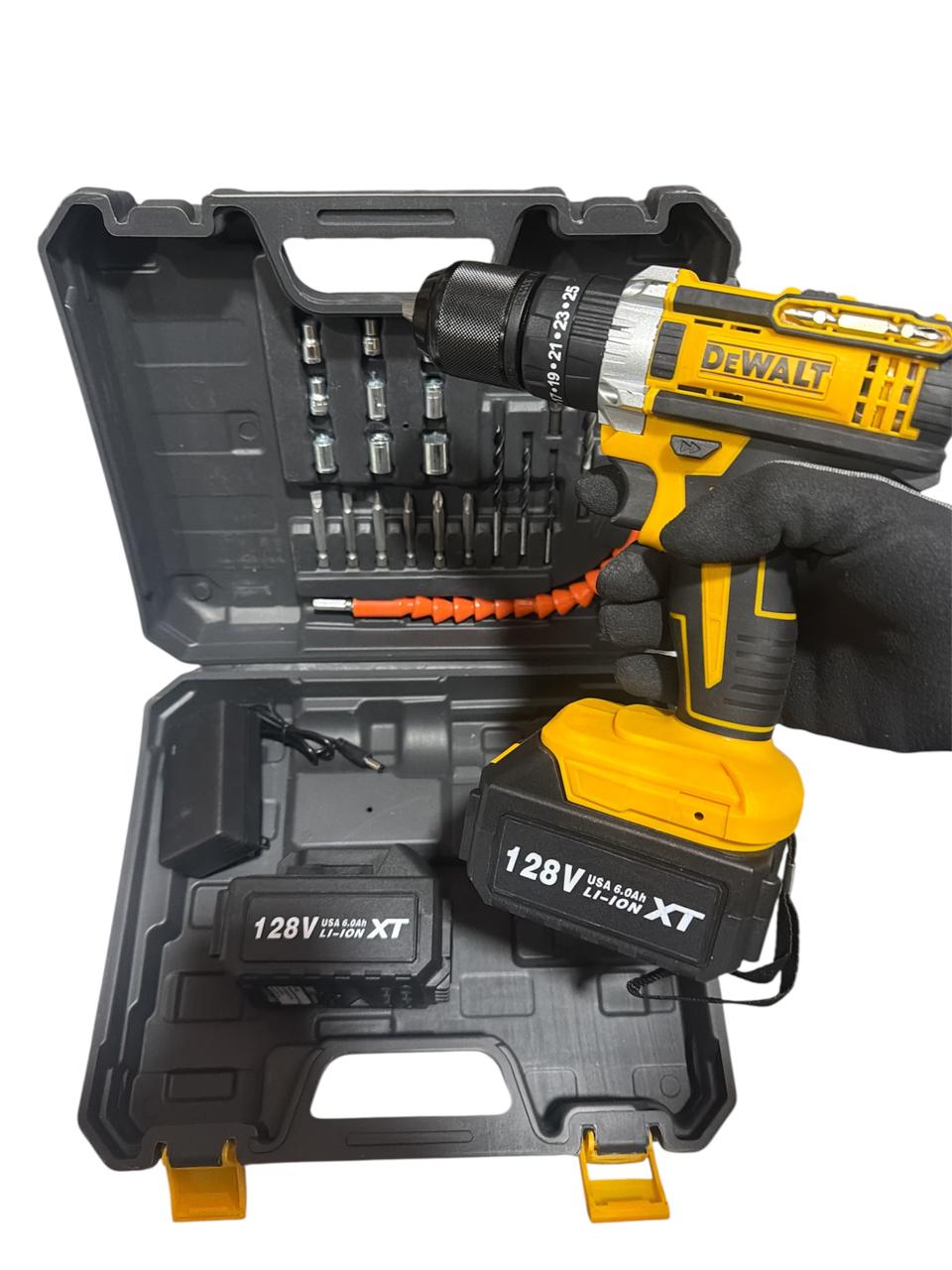 Taladro Potente Inalambrico 128V DEWALT