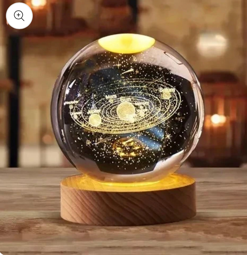 Esfera De Cristal Grande Planetas