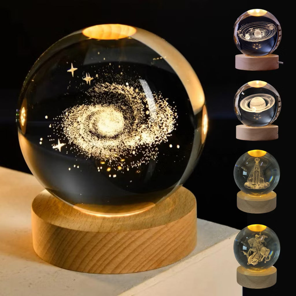 Esfera De Cristal Grande Planetas