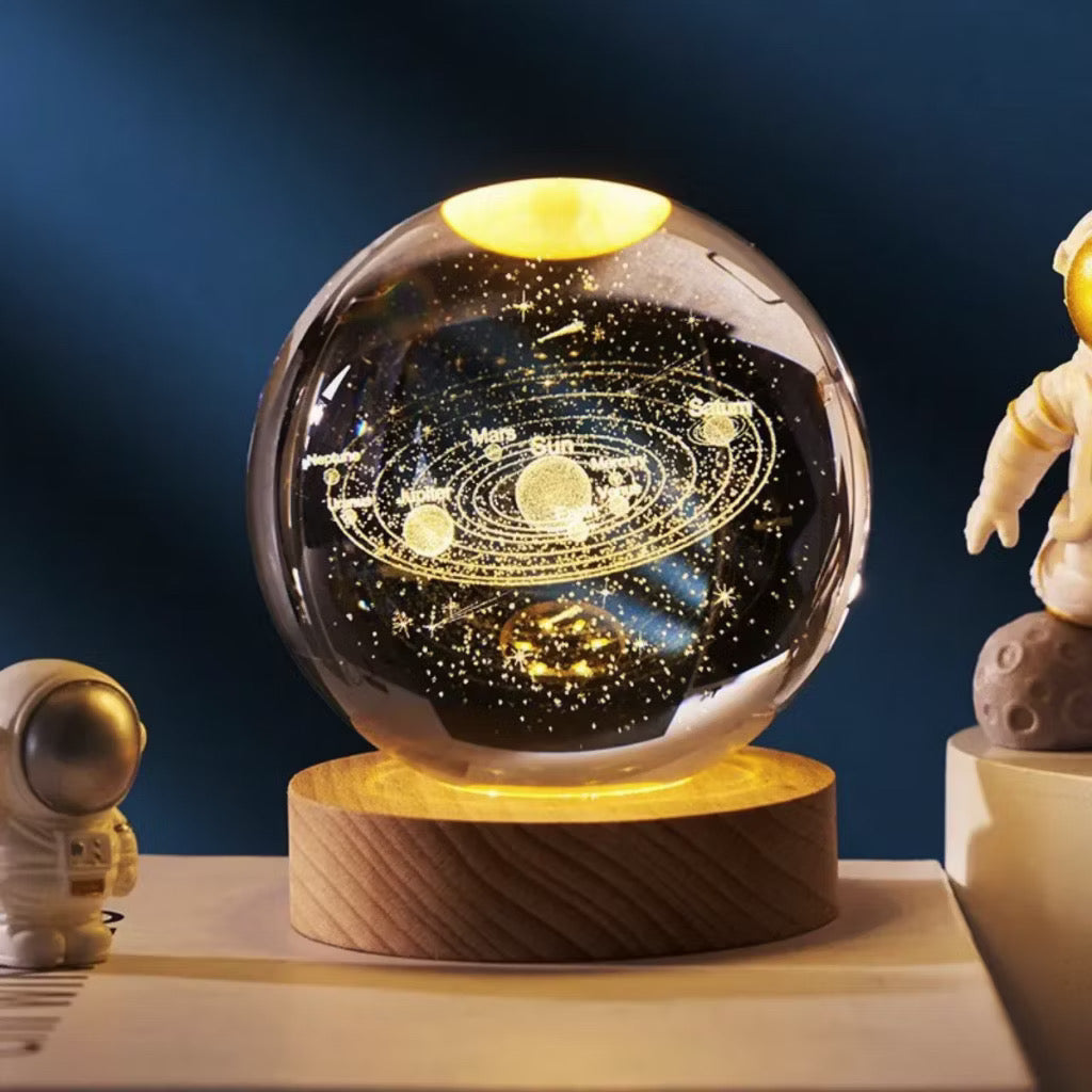Esfera De Cristal Grande Planetas